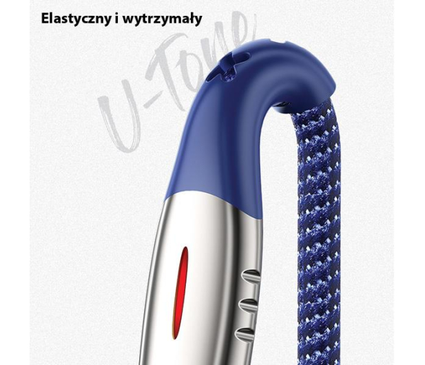 USAMS Kabel pleciony microUSB 1,2m Power-off 2A czarny - 1569061 - zdjęcie 8